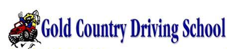 gold country driving school logo image